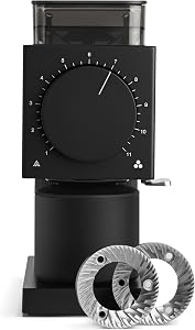 Fellow Ode Gen 2 64mm Flat Burr Coffee Grinder, Single Dose, 31 Grind Settings, Electric,